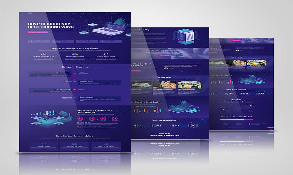 Crypto Currency Bussiness Website