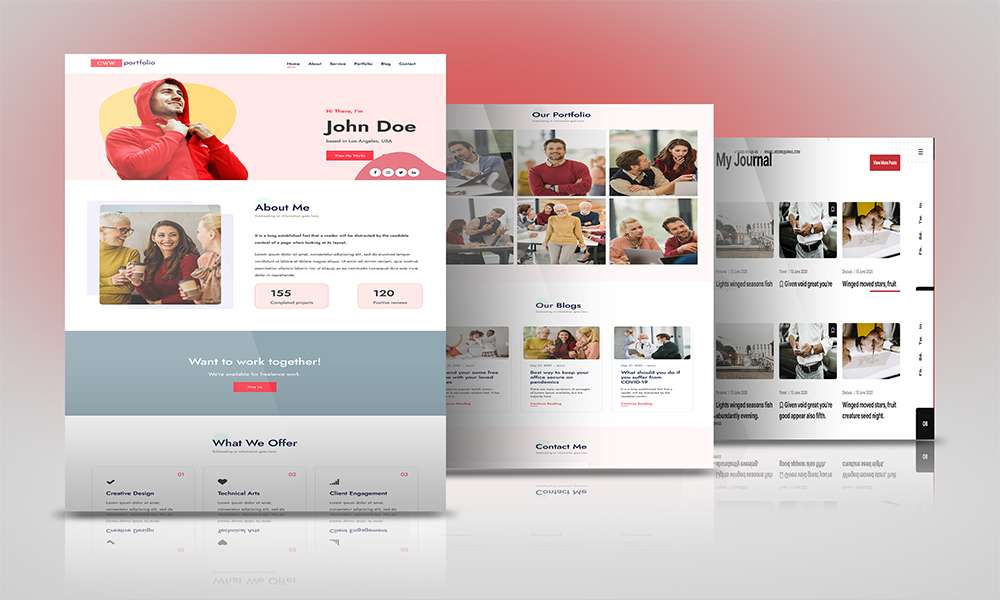 WordPress Portfolio Website
